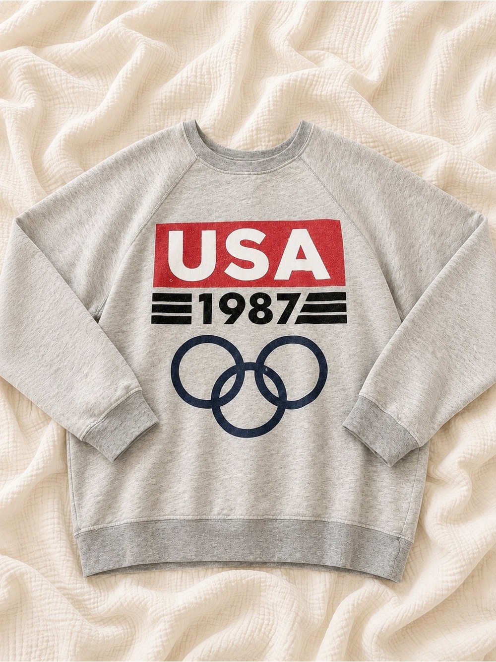 Retrobrand x FP 1987 USA Olympic Graphic Sweatshirt lightly distressed XS